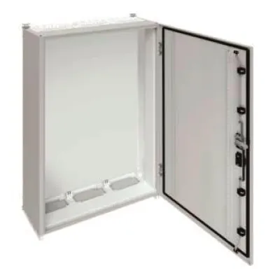 Hager Schrank univers FR93S | Wandaufbauschrank IP55 SK II | 1400x800x275 mm | Stahl pulverbeschichtet RAL7035