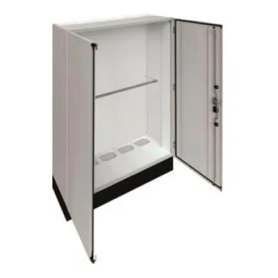 Hager Standgehäuse FR25H2 | IP55 | 1300x2050x400 mm | Stahl | Aufputz | RAL 7035 | pulverbeschichtet