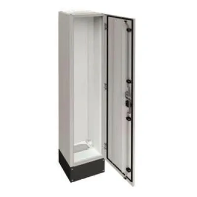Hager Standgehäuse FR21S2 | IP55 Verteilerkasten | Stahl pulverbeschichtet | 2050x300x275mm | Aufputz | grau RAL7035