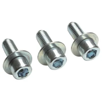 Hager Befestigungsschrauben LVZ1230 M12x30 | SaS-Anschluss | Set 3 Stück | Stahl 8.8 | verzinkt | SW 19mm | Zink