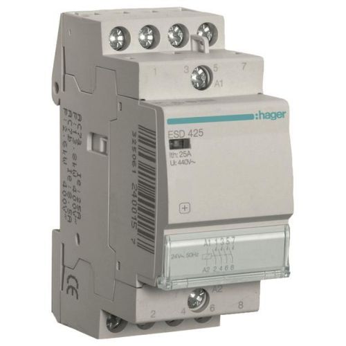 Bild: Hager Schütz 25A 4S 24V ESD425