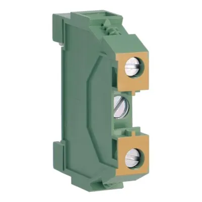 Hager Schutzleiter-Reihenklemme KXA16E | 1–16mm² Schraubtechnik | 1 Etage | Thermoplast | grün/gelb