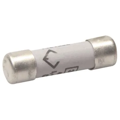HAGER Sicherungseinsatz LF301G | Zylindersicherung 10x38mm gG träge | 1A | 500V AC | Keramik | 120kA