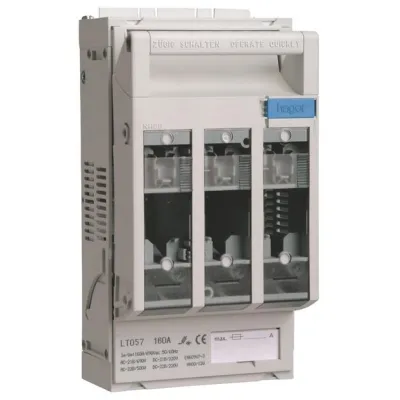 Hager Sicherungslasttrennschalter LT057 NH00 | 3x160A | 3-polig | Sammelschiene 60mm | Prismenklemme bis 70mm² | IP3X
