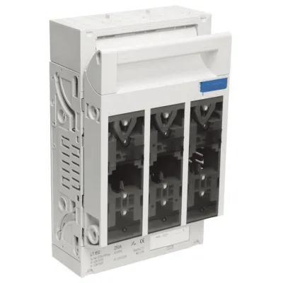 Hager Sicherungslasttrennschalter LT150 NH1 3x250A | Montageplatte | Schraubanschluss M10 | 3-polig | plombierbar | IP3X