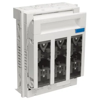 Hager Sicherungslasttrennschalter LT250 NH2 3x400A | Montageplatte | Anschluss M10 | plombierbar | 3-polig | IP20