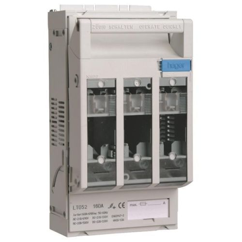 Bild: Hager Sicherungslasttrennschalter LT NH00 3x160A LT052