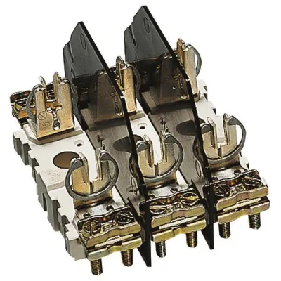 Hager Sicherungsunterteil NH00 L00 | NH-Sicherungsunterteil 3-polig 3x160A | Käfigklemme bis 70mm² | für Montageplatte