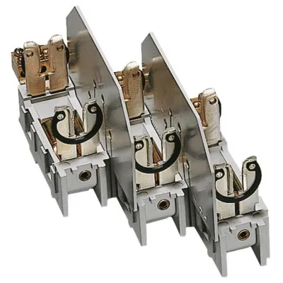 Hager Sicherungsunterteil L00R NH00 3x160A | 3-polig | Käfigklemme 70mm² | für 40mm Sammelschiene | DIN-Schiene