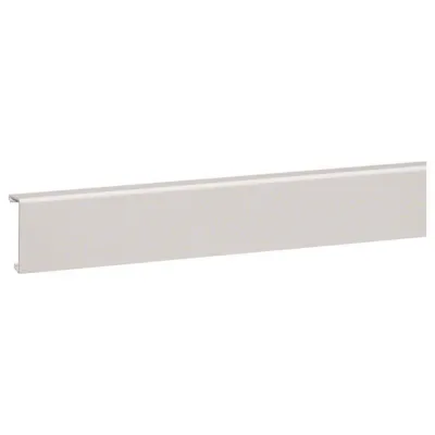 Hager Sockelleistenkanal-Oberteil SL2005529016 | PVC Abdeckung SL 20x55mm | verkehrsweiß RAL9016 | 2m