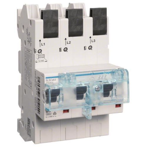 Bild: Hager SLS-Schalter 3P Cs-63A Sammelschi HTS363C