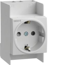 Hager SNS016 Steckdose für Reiheneinbau Hutschiene 16A 250V 2,5PLE