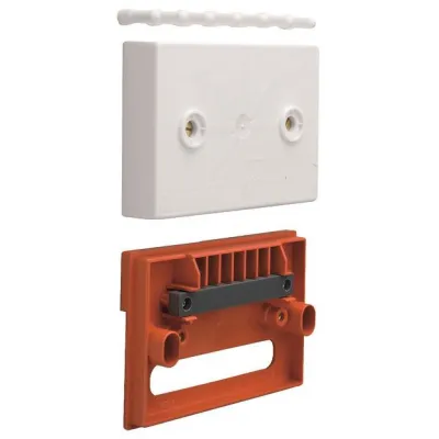 Hager Sperrverschluss T95A für Zählerplatz | 3-Punkt-ZP | universZ | Ober-/Unterteil | Ersatzteil | Stahlblech