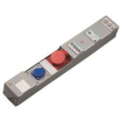 Hager Steckdosenleiste 1xCEE 32A, 1xSchuko ZAH012L