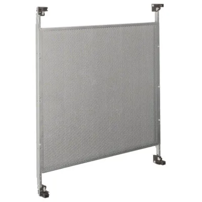 HAGER Feldverteiler Traggerüst UN42TN | Multimedia-Einbausatz | 600x500mm | Lochblech Montageplatte | Stahlblech