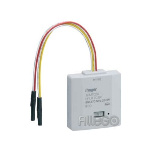 Bild: Hager TRM702A Funk UP Binäreingang 2fach Batterie