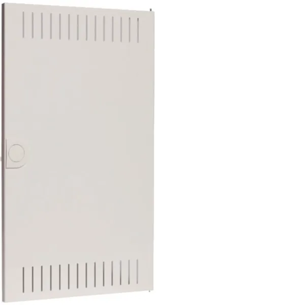 Hager Tür für Volta APV | VA36V | 3-reihig | geschlitzt | Stahlblech | 495x285 mm | IP30 | weiß