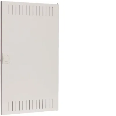 Hager Tür für Volta APV | VA36V | 3-reihig | geschlitzt | Stahlblech | 495x285 mm | IP30 | weiß