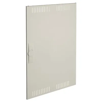 Hager Tür Teiltür FZ010NV1 | Schranktür rechts geschlitzt | IP3X | Stahl pulverbeschichtet | 800x550mm | weiß