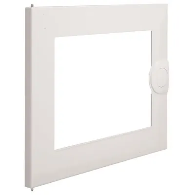 Hager Klarsichttür VA12K | Tür für Kleinverteiler Volta APV 1-reihig 12 Module | Stahlblech | 225x285x36mm | weiß