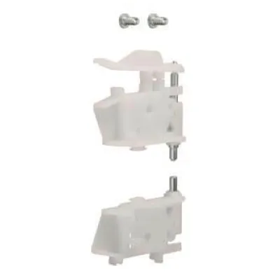 Hager Türscharnier FZ746 | links | für IP31/43 Schränke | innenliegend | Öffnungswinkel 90° | Kunststoff unbehandelt