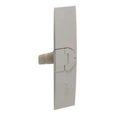 Hager Türschild m. Klappgriff f.IP43 Schrank FZ598