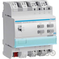 HAGER TYA604B Schalt-/Jalousieausgang KNX 4fach, 10A