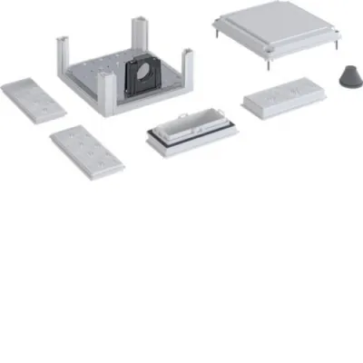 HAGER Kabelanschlusskasten U84LM | Stromwandler | IP54 | 324x307x149mm | universZ | SKII | Klemme | bis 120mm²