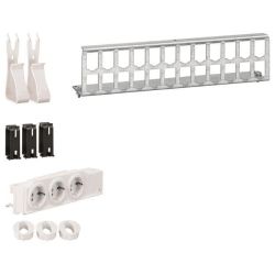HAGER UM00M4 Multimedia Kit,mit 3xSteckdose