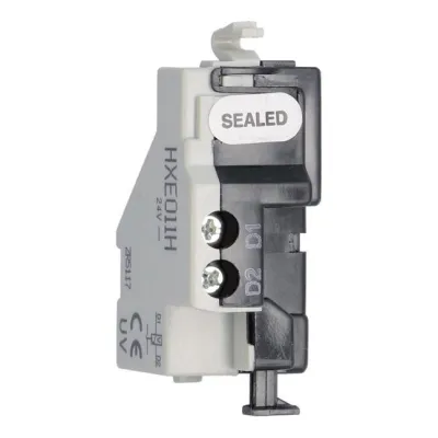 Hager Unterspannungsauslöser HXE011H | 24V DC | für Leistungsschalter | Baugröße h800-h1600 | Schraubanschluss