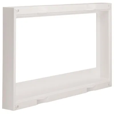 Hager Berührungsschutzabdeckung US22A5 | universN Verteilerfeld-Abdeckung | 500x300x50mm | 2 Reihen | IP30 | weiß