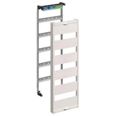 HAGER Einbausatz UW51U | Unterputz-Feldverteiler | 5-reihig | 60 Module | 750x250x105mm | QuickConnect | Stahl