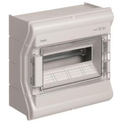 Hager VE112SN Vector IP65, 1x12 PLE, UV-stabil, o. LE