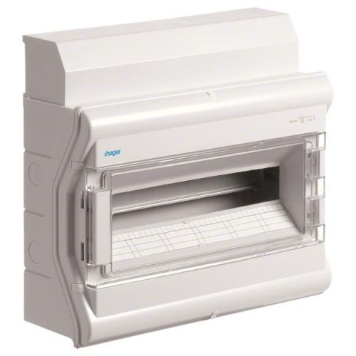 Bild: Hager VE118DN VE118DN Kleinverteiler IP 65 AP 1 Reihig