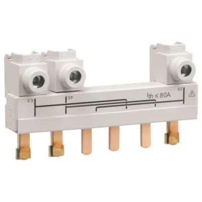 Hager Verbindungsschiene 3polig HZC708 63-80A f.Lastumschalter HIM3..