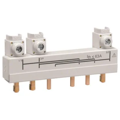 HAGER Verbindungsschiene HZC706 für Lastumschalter 3polig 20-40A