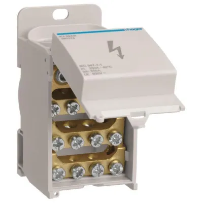 Hager Verteilerblock 250A 1polig KJ02AN 1x35-120/1x1,5-50/4x1,5-16/8x2,5-25qmm