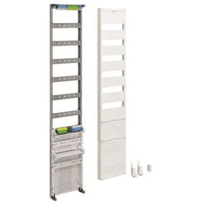 Hager Verteilerfeld ZU59VT6APZ2 | universZ | 6-reihig | 1-feldrig | H=1350mm | APZ 300mm | RFZ | Stahlblech Weiß RAL9010