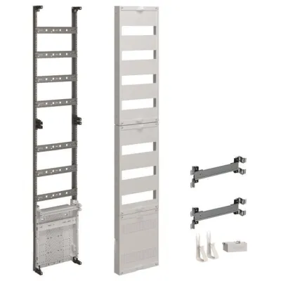 HAGER Verteilerfeld ZU59V7RKAPZ2 | universZ | 1350x250mm | 1-feldrig | 7-reihig | APZ unten | 7x12TE | ohne QC-Klemmen