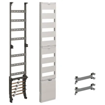 HAGER Verteilerfeld ZH53XSRK | universZ | 1350x250mm | 1-feldrig | 7-reihig | 12 TE/Schiene | mit Abdeckung