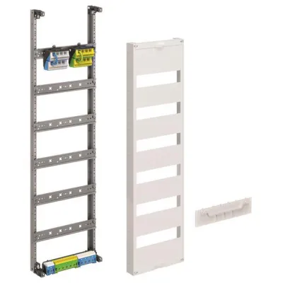 Hager Verteilerfeld ZU26XS | Stromkreisverteiler univers Z | 6-reihig | 12TE je Reihe | 900mm Höhe | 250x900x160mm