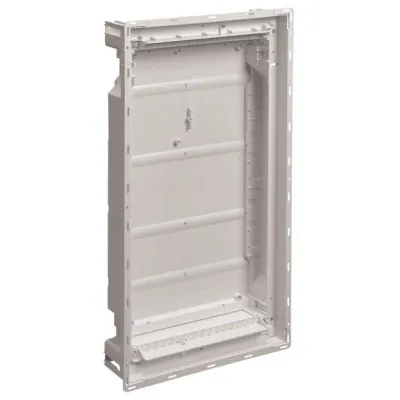 Hager Mauerkasten Volta HWV VH36NK | Hohlwandverteiler 3-reihig 36TE | Kunststoff | Einbautiefe 90 mm | weiß