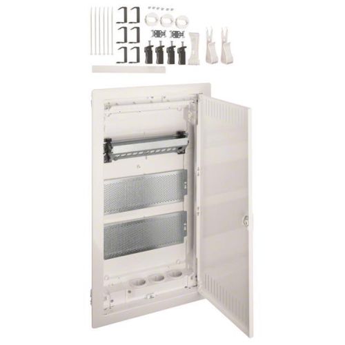 Bild: Hager VH36NW HW Volta 3,MP,Steckdose, PatchPanel