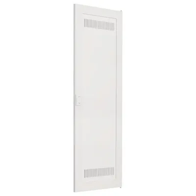 Hager Kleinverteilertür VA48W | Volta Aufputzverteiler 4-reihig geschlitzt | Kunststoff | IP30 | weiß