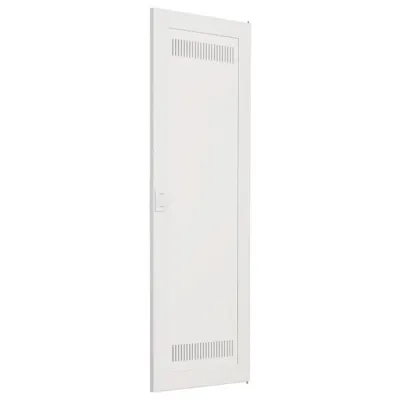 Hager Kleinverteilertür VZ124W | UP- und Hohlwandverteiler | 4-reihig | geschlitzt | Kunststoff | IP30 | 288x695 mm