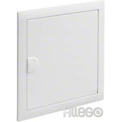 Hager VZ101N Blendrahmen Volta m.Tür 1-reihig RAL9010
