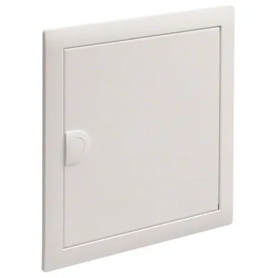 Hager Blendrahmen Volta VZ101N | Montagerahmen mit Tür | 1-reihig | Stahl lackiert | IP30 | 348x356x9mm | weiß RAL 9010