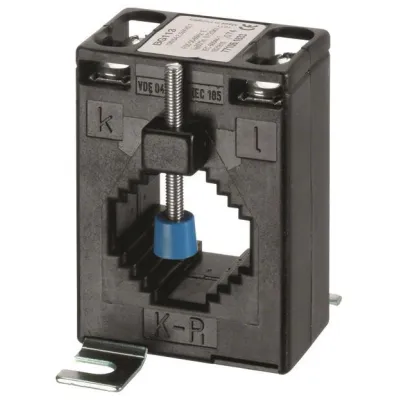 Hager Durchsteckstromwandler SRA01005 | 100/5A | 2,5VA | Klasse 1 | für Schiene/Kabel | weiß