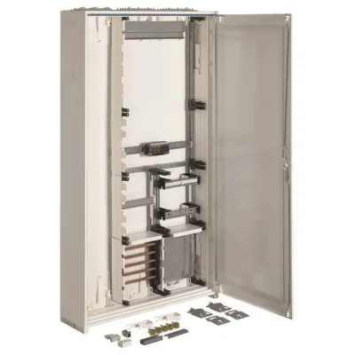 Hager Wandler- und Messschrank FP93W2N-L | 200/250A | 1-stöckig | 3 Felder | IP44 | 1400x800x205 mm | weiß