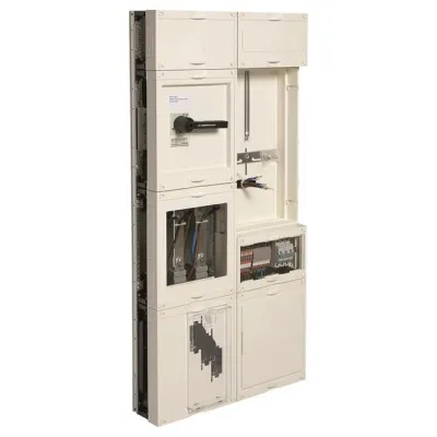 Hager Wandler-Komplettfeld UF32W6N3P | 100A 3-Punktmessung | TAB Bayernwerk | 1050x500x160mm | Aufputz/Unterputz